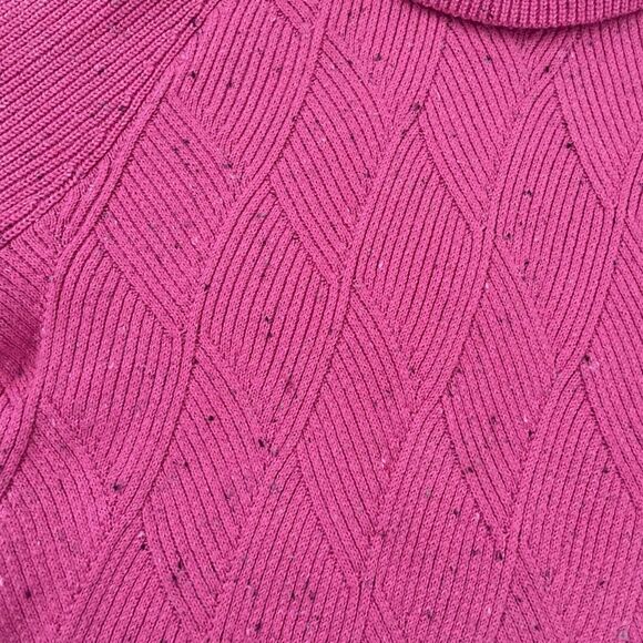 Talbots pink flecked turtleneck sweater women’s size Small - Picture 2 of 9